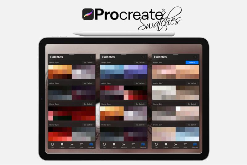 horror-eyes-amp-skin-swatches-for-procreate