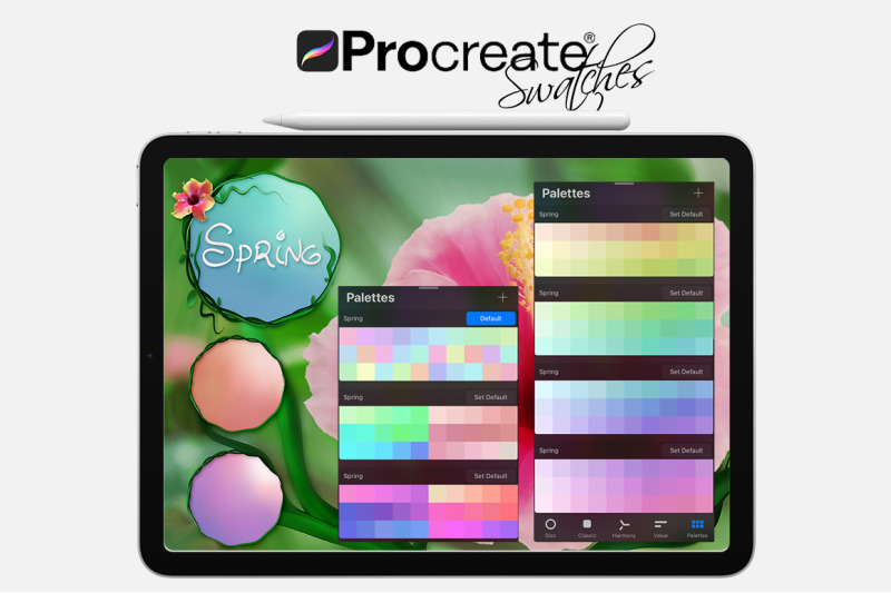 spring-swatches-for-procreate