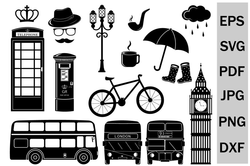 set-london-england-svg-clipart-file-cutting-stencil