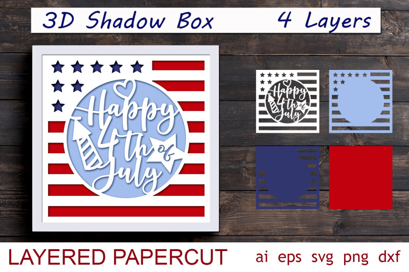 patriotic-shadow-box-3d-svg-4th-of-july-layered