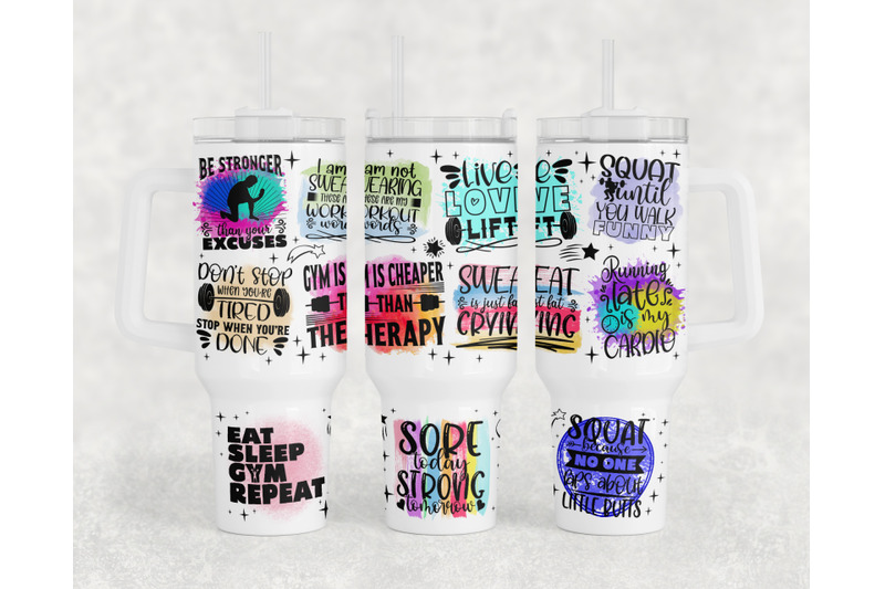 workout-quotes-40oz-tumbler-wrap-fitness-40oz-quencher-tumbler-png