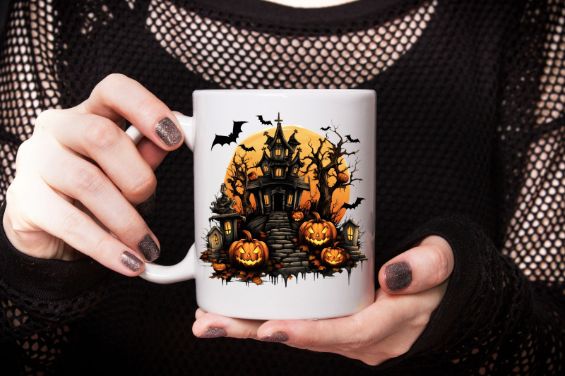 halloween-house-clipart-sublimation