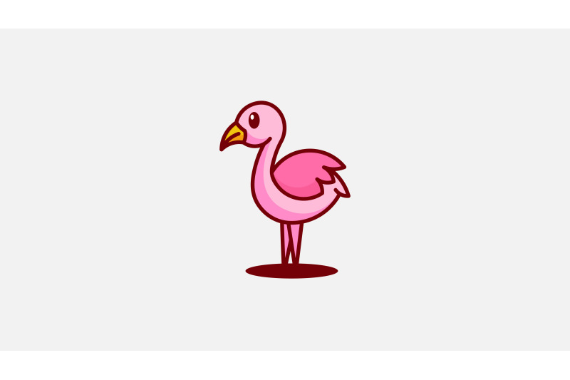 flamingo-bird-logo-vector-design-template