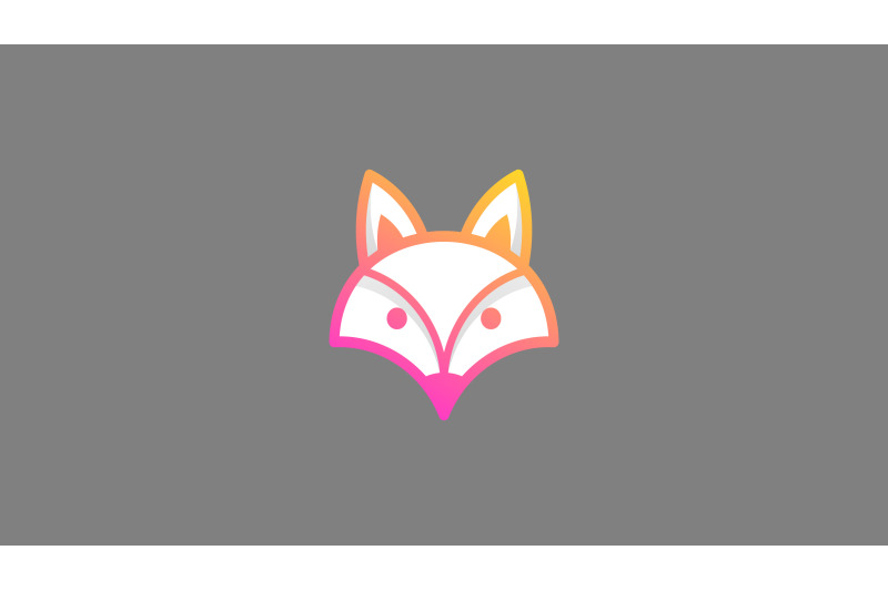 fox-face-logo-vector-design-template