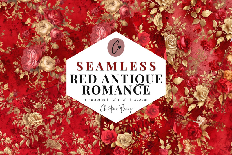red-antique-romance-paper-mini-pack