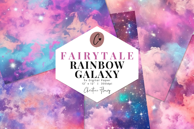 5-fairytale-rainbow-galaxy-digital-paper