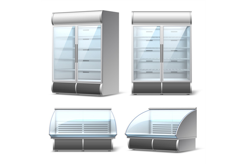 realistic-fridges-showcases-isolated-commercial-refrigerators-and-dis