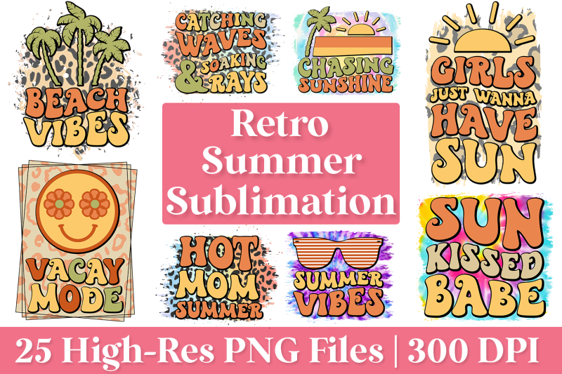 retro-summer-sublimation-png-bundle