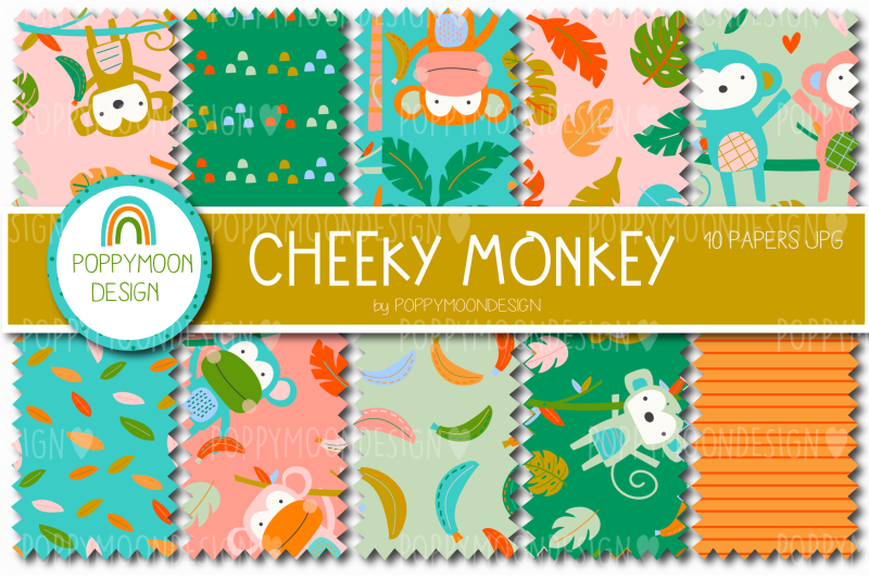 cheeky-monkey-paper-set