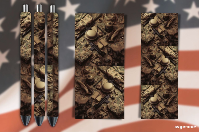 military-pen-wraps-bundle-sublimation