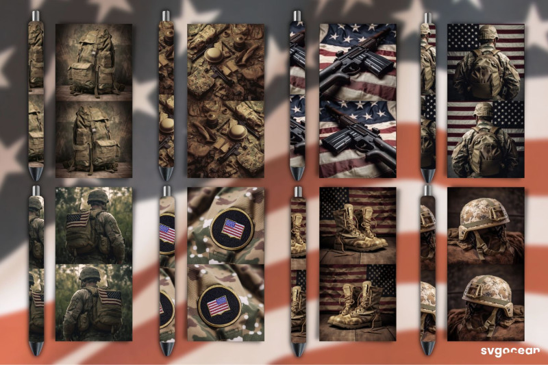 military-pen-wraps-bundle-sublimation