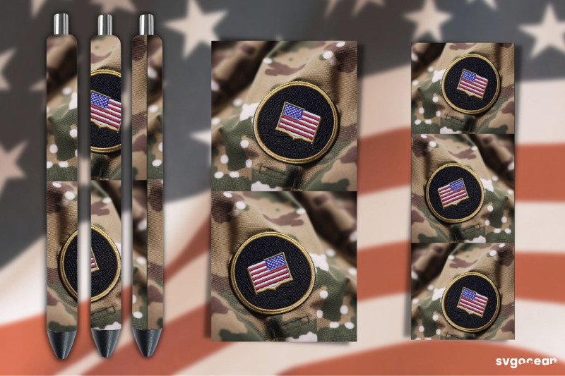 military-pen-wraps-bundle-sublimation