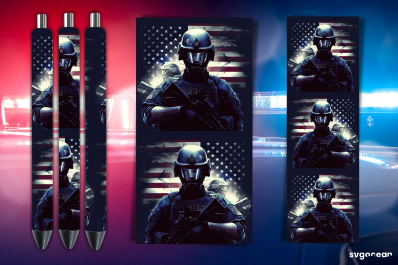 police-pen-wraps-bundle-sublimation