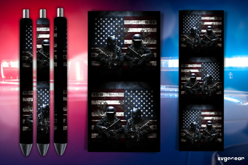 police-pen-wraps-bundle-sublimation