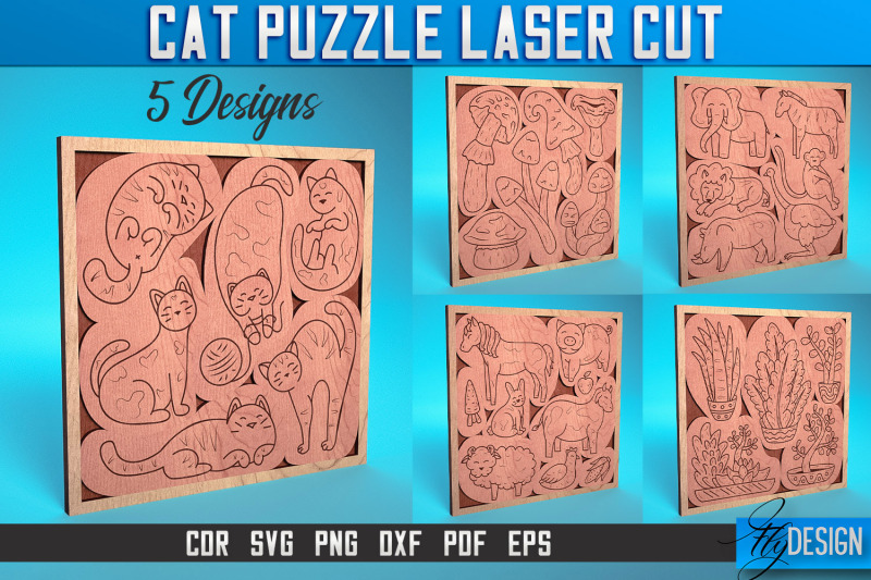 cat-puzzle-laser-cut-svg-puzzle-game-laser-cut-svg-design-cnc-file