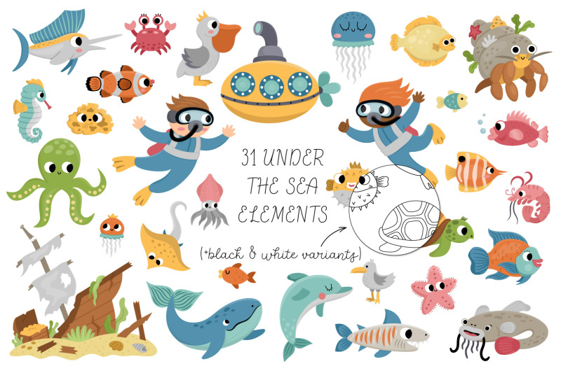 under-the-sea-clipart-collection