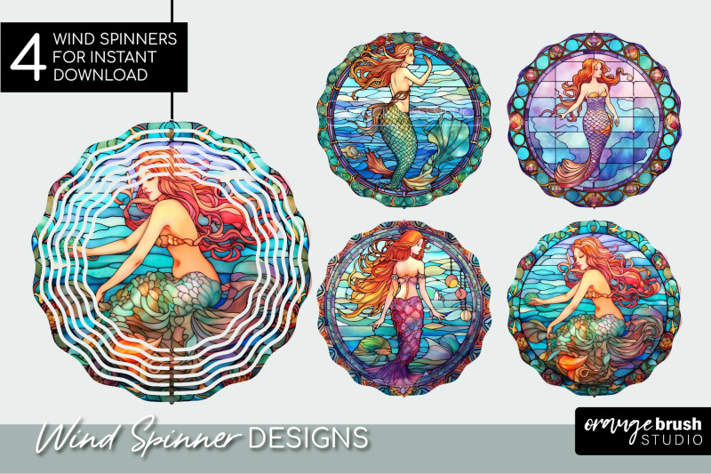 stained-glass-mermaid-wind-spinner-sublimation-bundle