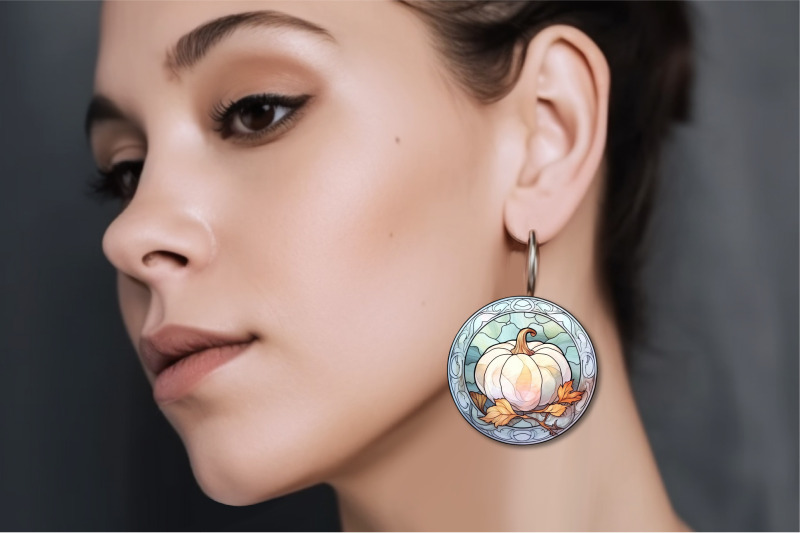 stained-glass-pumpkin-round-earrings-sublimation-bundle