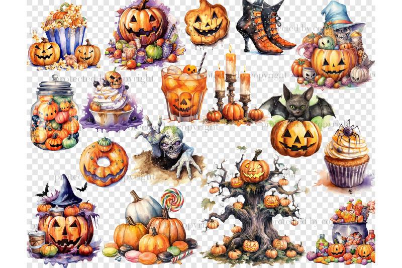 halloween-clipart-bundle-jack-o-lantern-images