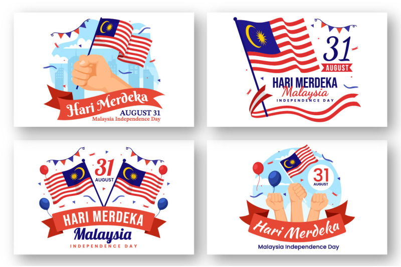 20-malaysia-independence-day-vector-illustration