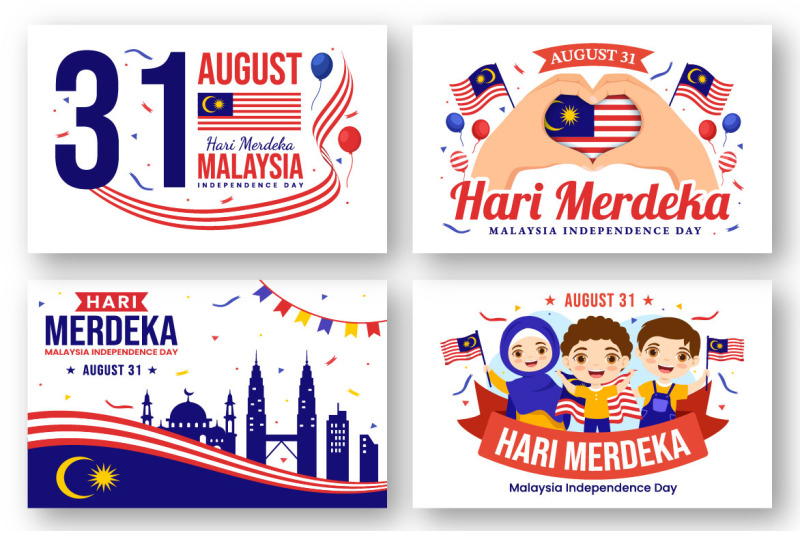 20-malaysia-independence-day-vector-illustration