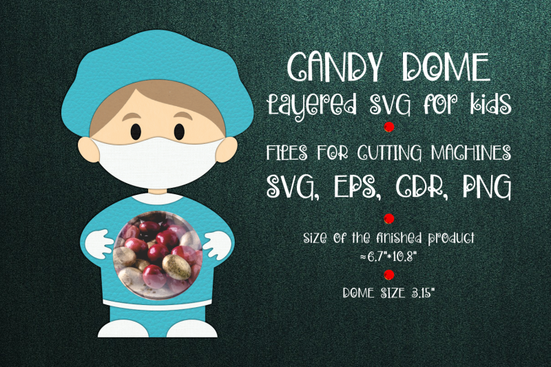 medic-candy-dome-paper-craft-template-svg