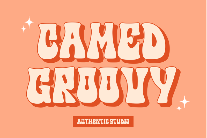 camed-groovy-font