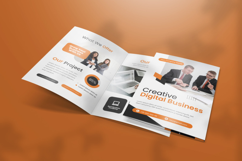 digital-company-bifold-brochure