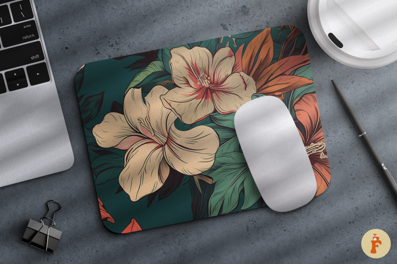 tropical-floral-mouse-pad-bundle