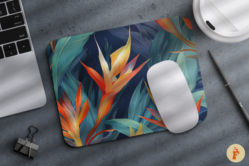 bird-of-paradise-flowers-mouse-pad