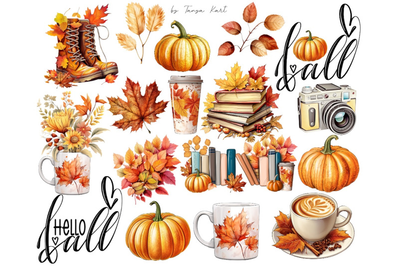 autumn-girl-clipart-landscape-fall-foliage-autumn-leaf