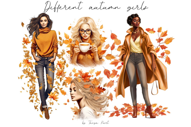 autumn-girl-clipart-landscape-fall-foliage-autumn-leaf