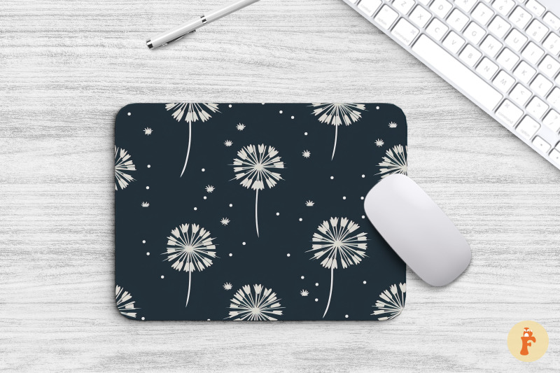 vintage-dandelion-mouse-pad