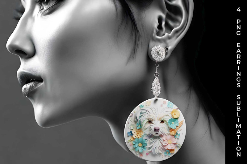 3d-floral-fantasy-maltese-earrings-sublimation-png-bundle