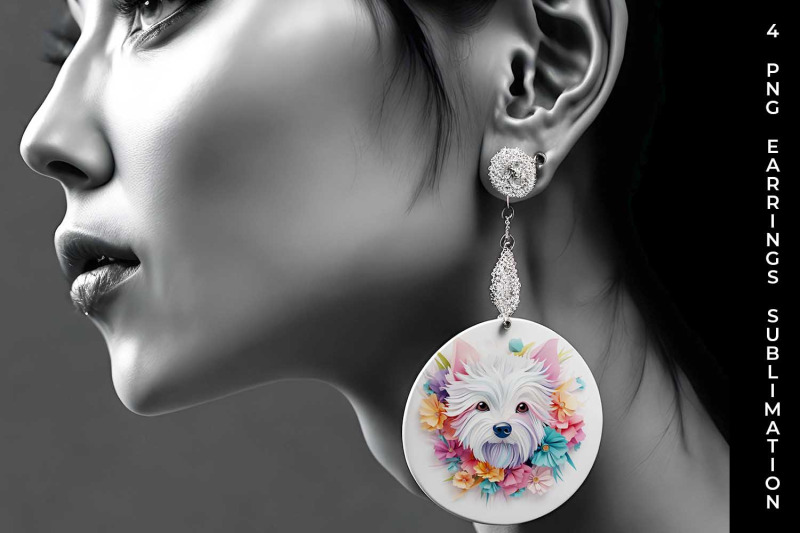 3d-floral-fantasy-maltese-earrings-sublimation-png-bundle