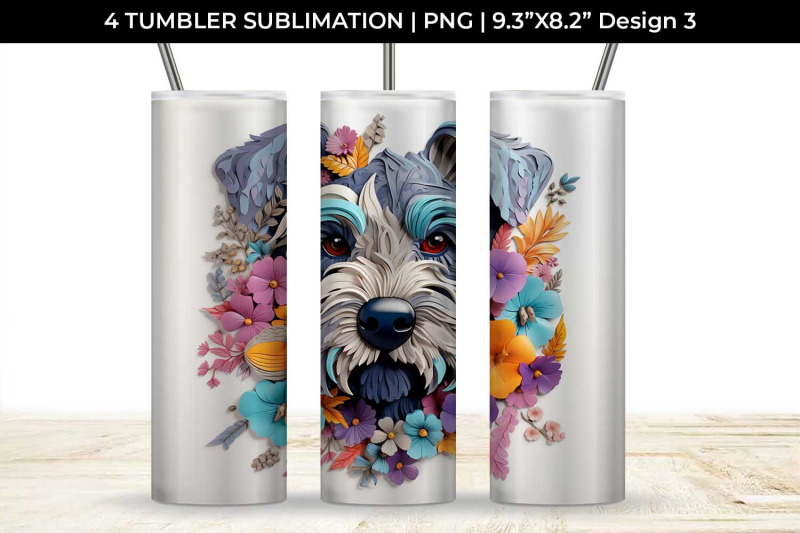 3d-floral-fantasy-schnauzer-tumbler-wrap-sublimation-png-bundle