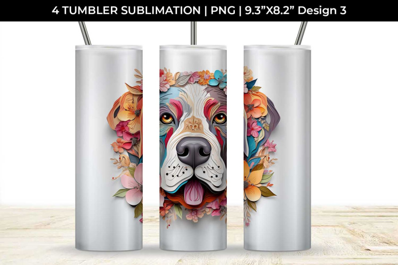 3d-floral-fantasy-saint-bernard-tumbler-wrap-sublimation-png-bundle