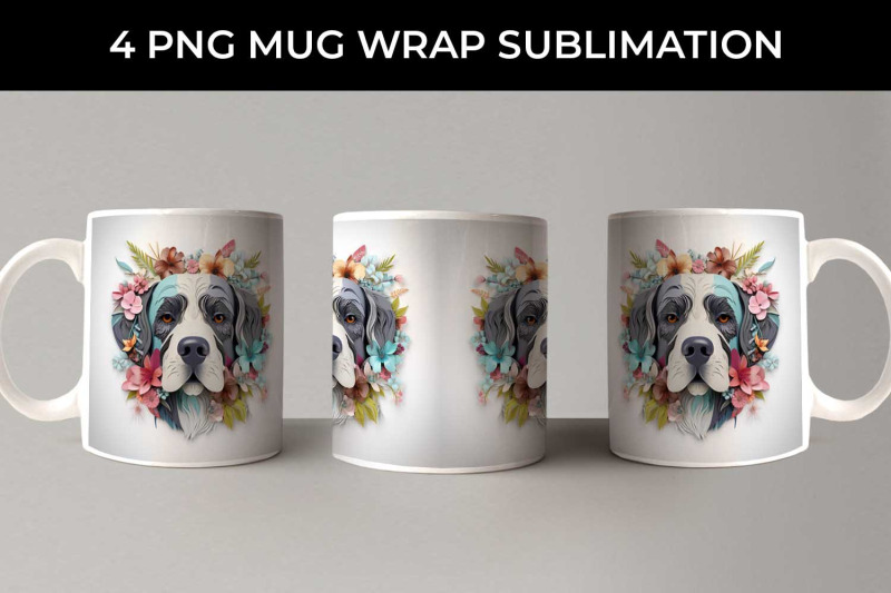 3d-floral-fantasy-saint-bernard-mug-sublimation-png-bundle