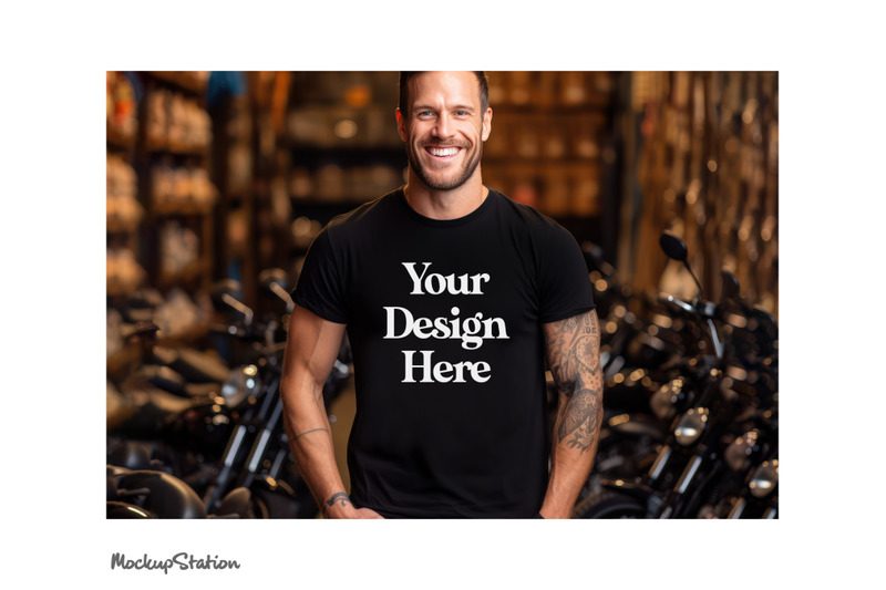 men-biker-t-shirt-mockup-bundle-man-motorcycle-themed-tee-mock-up