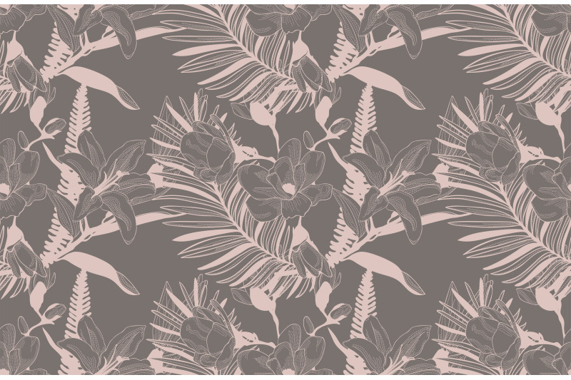 colorful-floral-seamless-background-pattern-delicate-with-lily-flowers