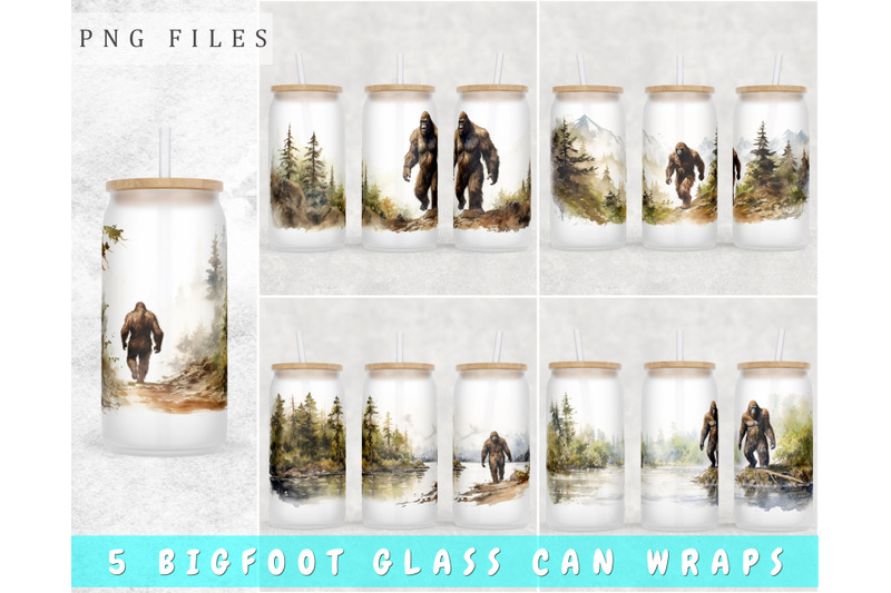bigfoot-libbey-glass-can-wraps-yeti-16oz-glass-can-sublimation-design
