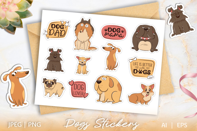 funny-cartoon-purebred-dogs-png-dog-lover-stickers