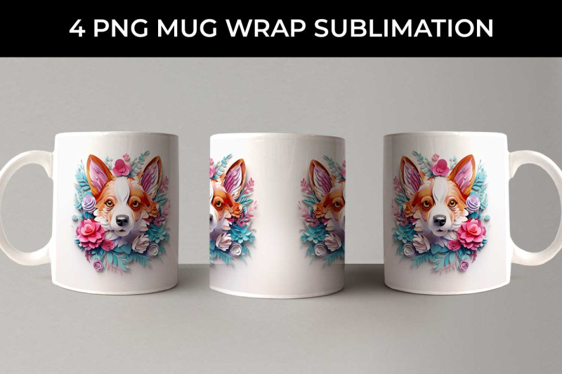 3d-floral-fantasy-corgi-mug-sublimation-png-bundle