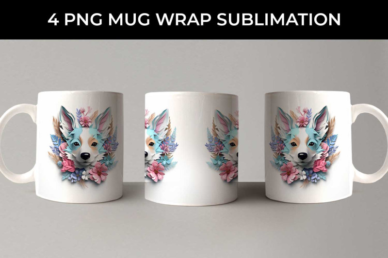 3d-floral-fantasy-corgi-mug-sublimation-png-bundle