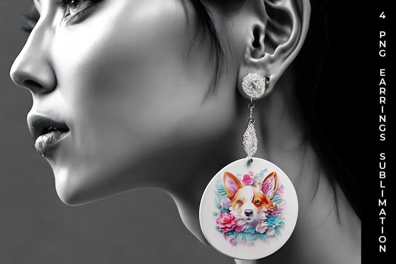 3d-floral-fantasy-corgi-earrings-sublimation-png-bundle-free-for-comme