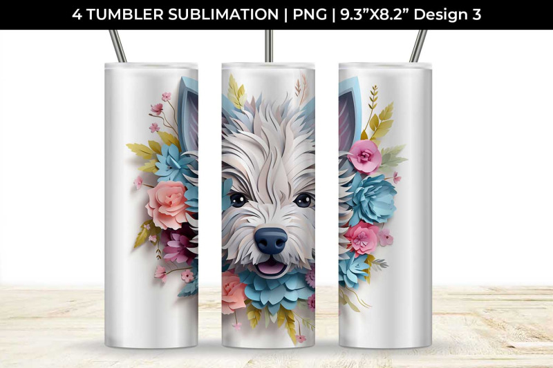 3d-floral-fantasy-westie-tumbler-wrap-sublimation-png-bundle