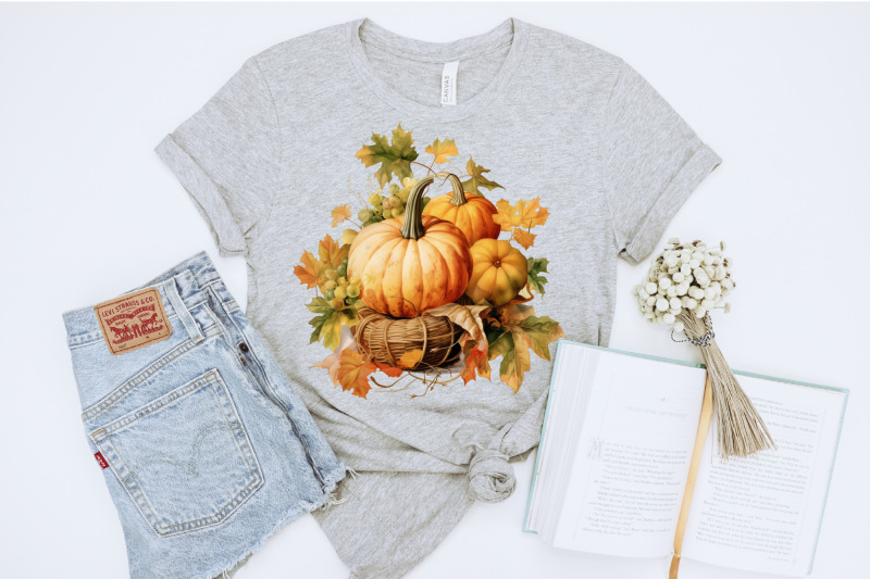 fall-pumpkin-sublimation-bundle-autumn-pumpkin-clipart