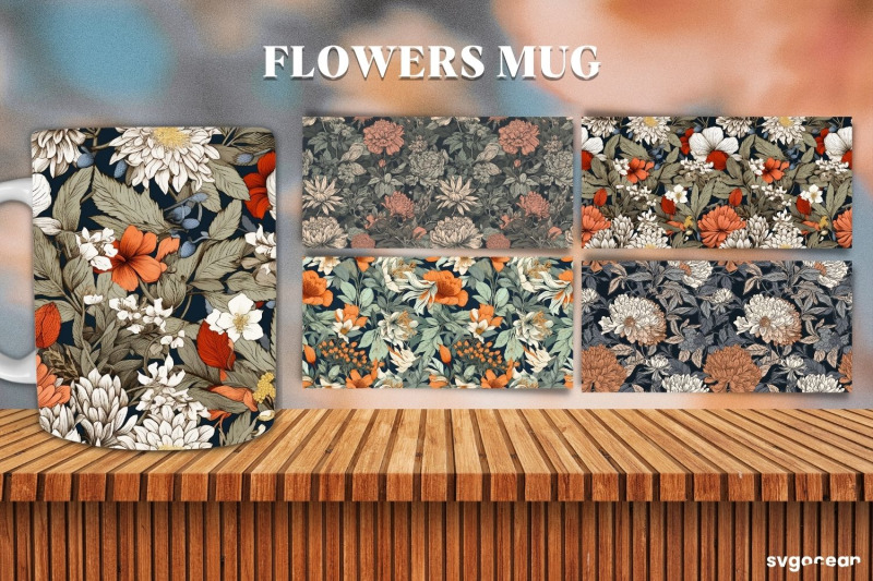 flowers-mug-wraps-bundle-11-oz-sublimation