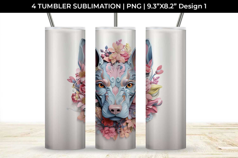 3d-floral-fantasy-doberman-tumbler-wrap-sublimation-png-bundle