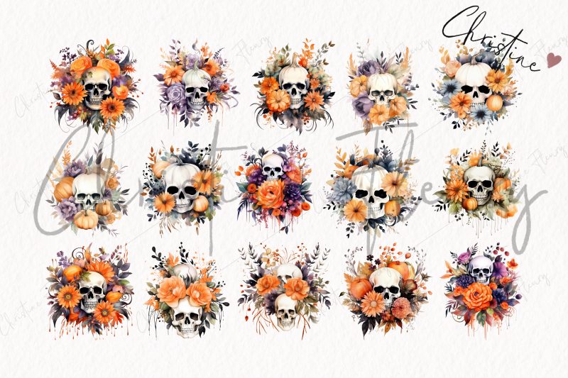 27-watercolor-halloween-skulls-florals